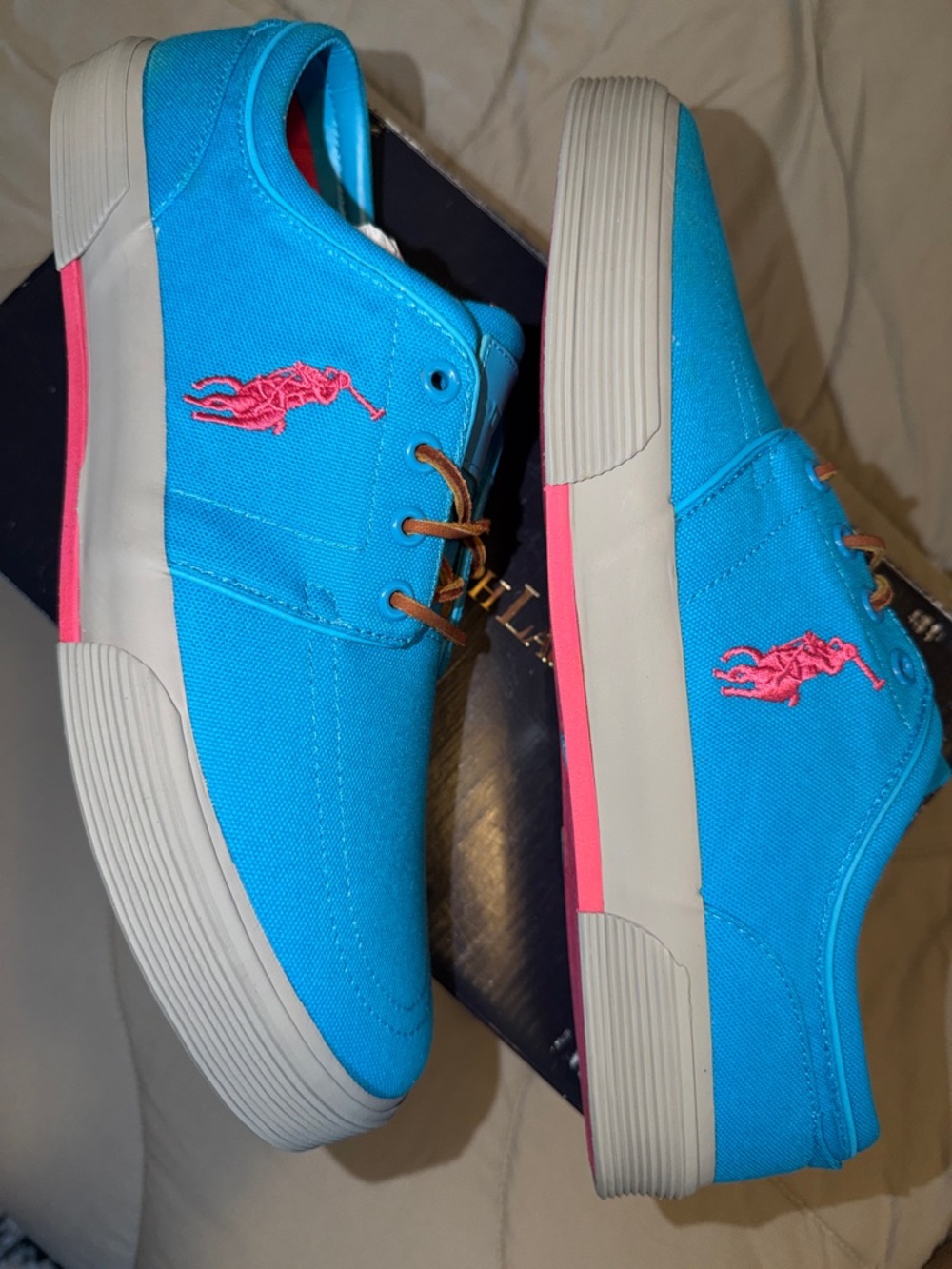 New Polo Ralph Lauren Men’s Faxon Low Shoe Size 12